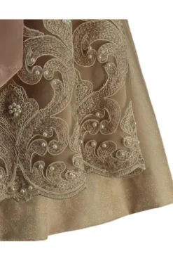 KRÜGER MADL Dirndl beige Paisleymuster Evilina