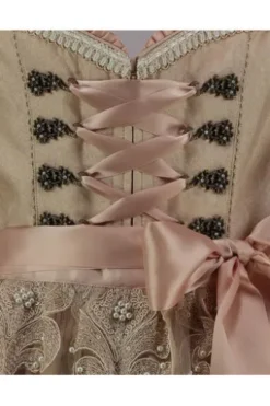 KRÜGER MADL Dirndl beige Paisleymuster Evilina