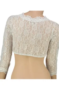 KRÜGER MADL Dirndlbluse ecru 3/4-Arm Cassandra
