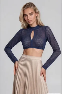 KRÜGER MADL Dirndlbluse marine Granita