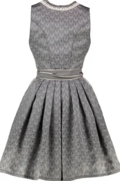 KRÜGER MADL Dirndl grau Paisleymuster Nelia