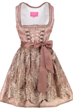 KRÜGER MADL Dirndl rosa Paisleymuster Irmi