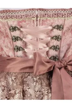KRÜGER MADL Dirndl rosa Paisleymuster Irmi