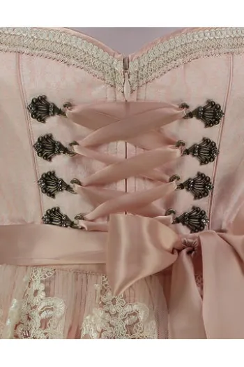 KRÜGER MADL Dirndl rosa Paisleymuster Junia