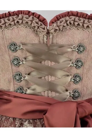 KRÜGER MADL Dirndl rost Paisleymuster Jessica