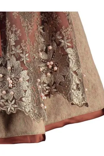 KRÜGER MADL Dirndl rost Paisleymuster Jessica