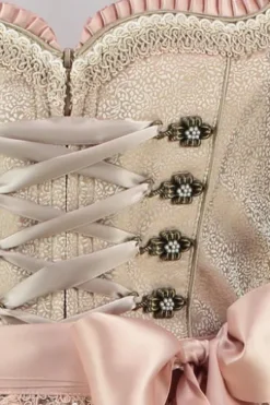 KRÜGER MADL Mini Dirndl beige Blumenmuster Jada