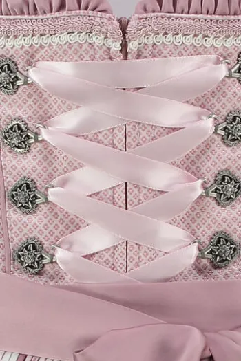 KRÜGER MADL Mini Dirndl rosa Zeichen Nemi
