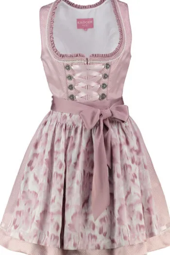 KRÜGER MADL Mini Dirndl rosa Zeichen Nemi