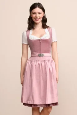 KRÜGER MADL Mini Dirndl rose Alisha (60cm)