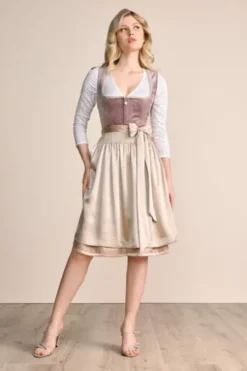 KRÜGER MADL Mini Dirndl rose Dena (60cm)