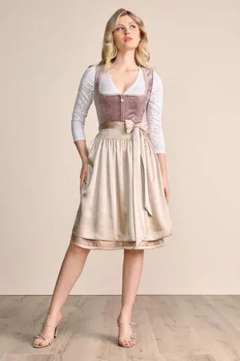 KRÜGER MADL Mini Dirndl rose Dena (60cm)