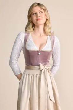KRÜGER MADL Mini Dirndl rose Dena (50cm)