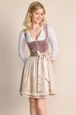 KRÜGER MADL Mini Dirndl rose Dena (50cm)