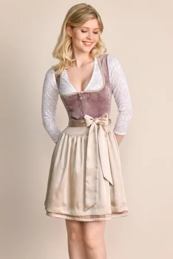 KRÜGER MADL Mini Dirndl rose Dena (50cm)