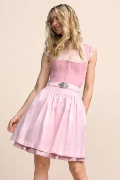 KRÜGER MADL MIni Dirndl rose Evi 50er Rocklänge