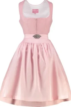 KRÜGER MADL MIni Dirndl rose Evi 60er Rocklänge