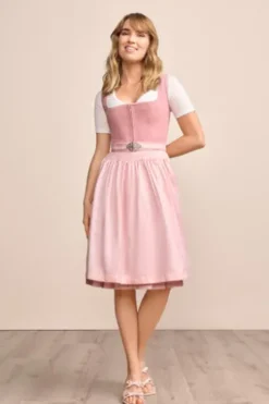 KRÜGER MADL MIni Dirndl rose Evi 60er Rocklänge