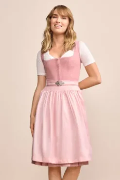 KRÜGER MADL MIni Dirndl rose Evi 60er Rocklänge