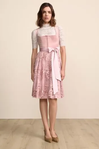 KRÜGER MADL Mini Dirndl rose Lovira (60 cm)