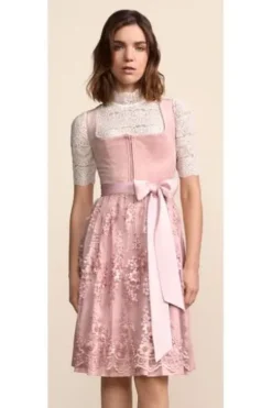 KRÜGER MADL Mini Dirndl rose Lovira (60 cm)