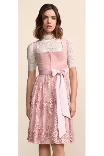 KRÜGER MADL Mini Dirndl rose Lovira (60 cm)