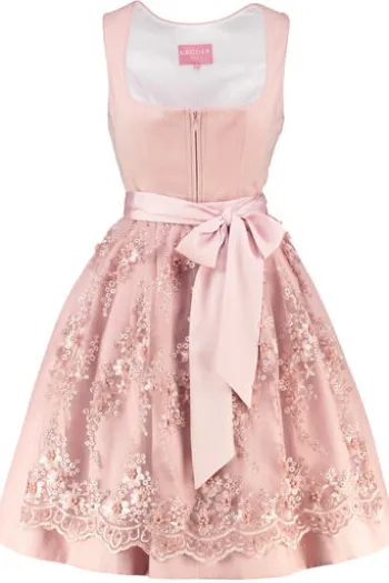 KRÜGER MADL Mini Dirndl rose Lovira (60 cm)