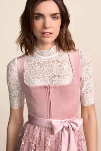 KRÜGER MADL Mini Dirndl rose Lovira (60 cm)
