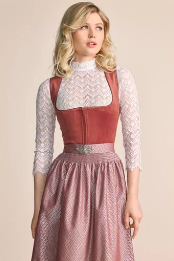 KRÜGER MADL MIni Dirndl rost Alisha 60er Rocklänge