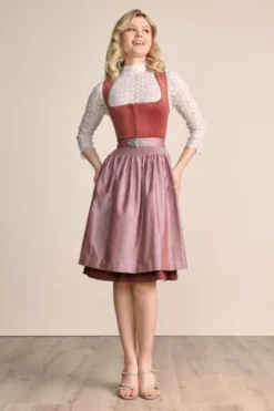 KRÜGER MADL MIni Dirndl rost Alisha 60er Rocklänge