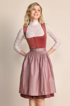 KRÜGER MADL MIni Dirndl rost Alisha 60er Rocklänge