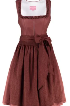 KRÜGER MADL Mini Dirndl rost Lenvia ( 60 cm)