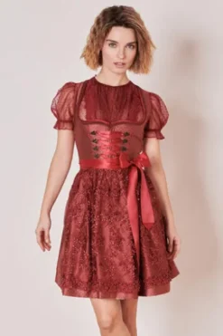 KRÜGER MADL Mini Dirndl rot Armannda