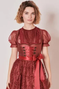 KRÜGER MADL Mini Dirndl rot Armannda