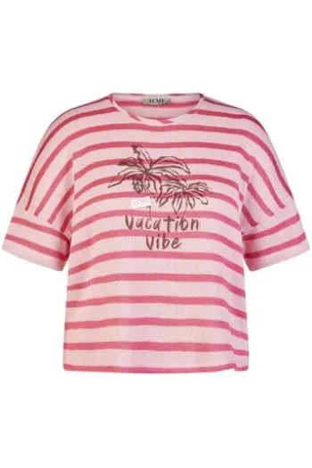 LECOMTE Shirt kirschblüte gestreift