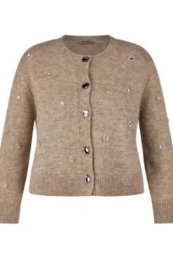 LECOMTE Strickjacke frappé melange