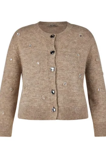 LECOMTE Strickjacke frappé melange