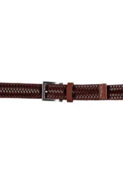 LLOYD Stretch-Flechtgürtel cognac