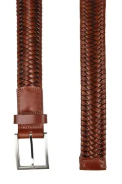 LLOYD Stretch-Flechtgürtel cognac