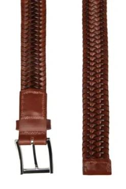 LLOYD Stretch-Flechtgürtel cognac