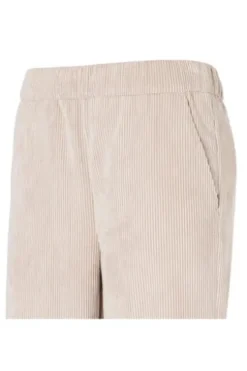 MAC Cord-Hose Chiara sand beige Wide Fit