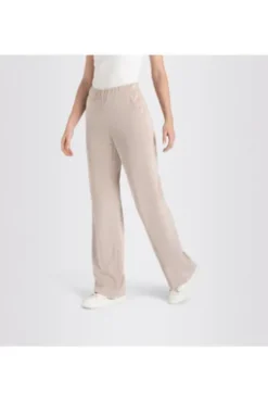 MAC Cord-Hose Chiara sand beige Wide Fit
