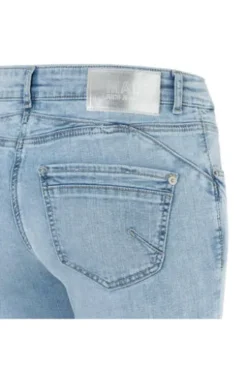 MAC JEANS - RICH SLIM, Super soft summer denim blau