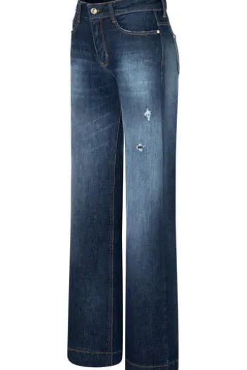 MAC Jeans Wide glam moonlight destroyed Relaxed Fit