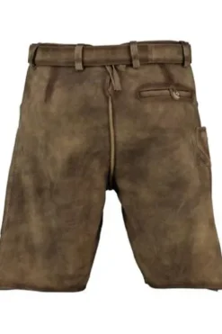 MADDOX Leder Shorts Altrei sand