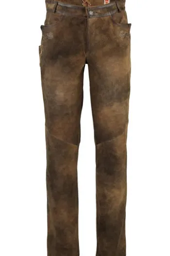 MADDOX Ziegenvelours Leder-Hose Florinus ziller antik