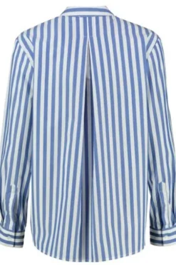 MAERZ Bluse blau gestreift