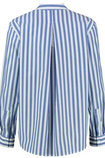 MAERZ Bluse blau gestreift