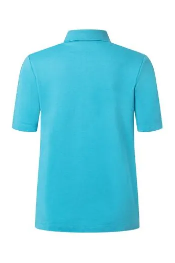 MAERZ Piqué Polo Shirt delphinium blue