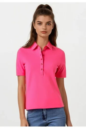 MAERZ Piqué Polo-Shirt koralle